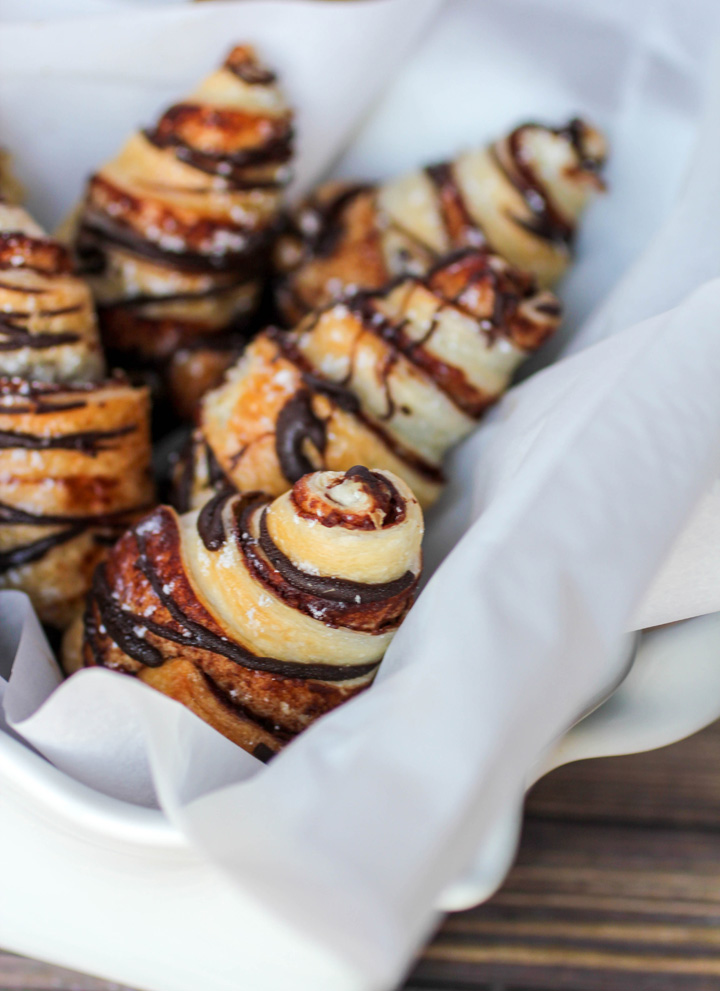 Easy Chocolate Croissants