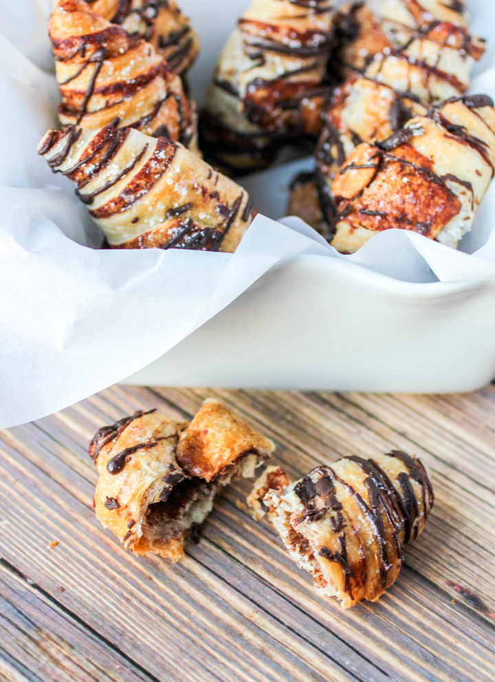 Easy Chocolate Croissants