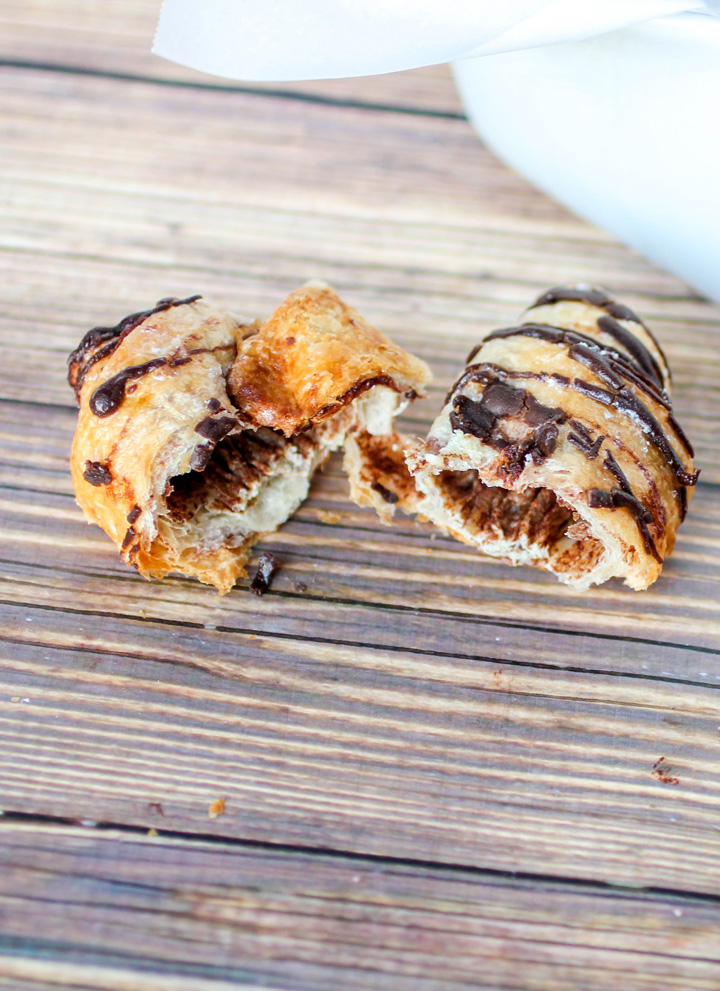 Easy Chocolate Croissants