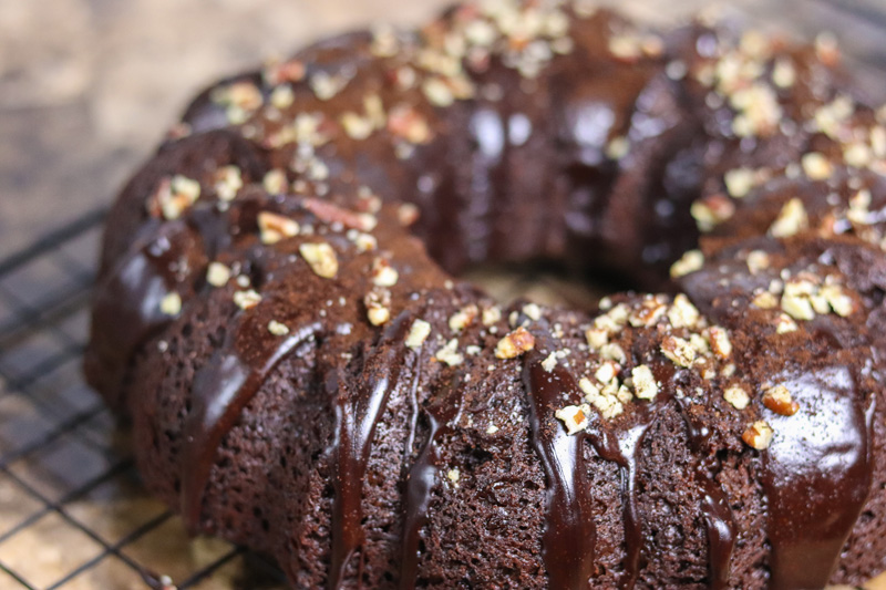 Chocolate Espresso Bundt Coffee Cake