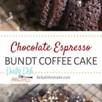 Chocolate Espresso Bundt Coffee Cake