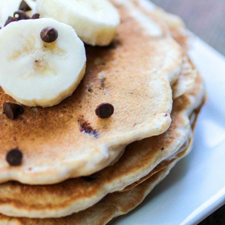 Chunky Monkey Pancakes Featured Image