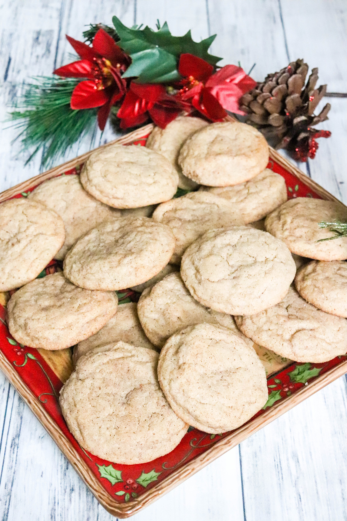 Cinnamon Pecan Snickerdoodles