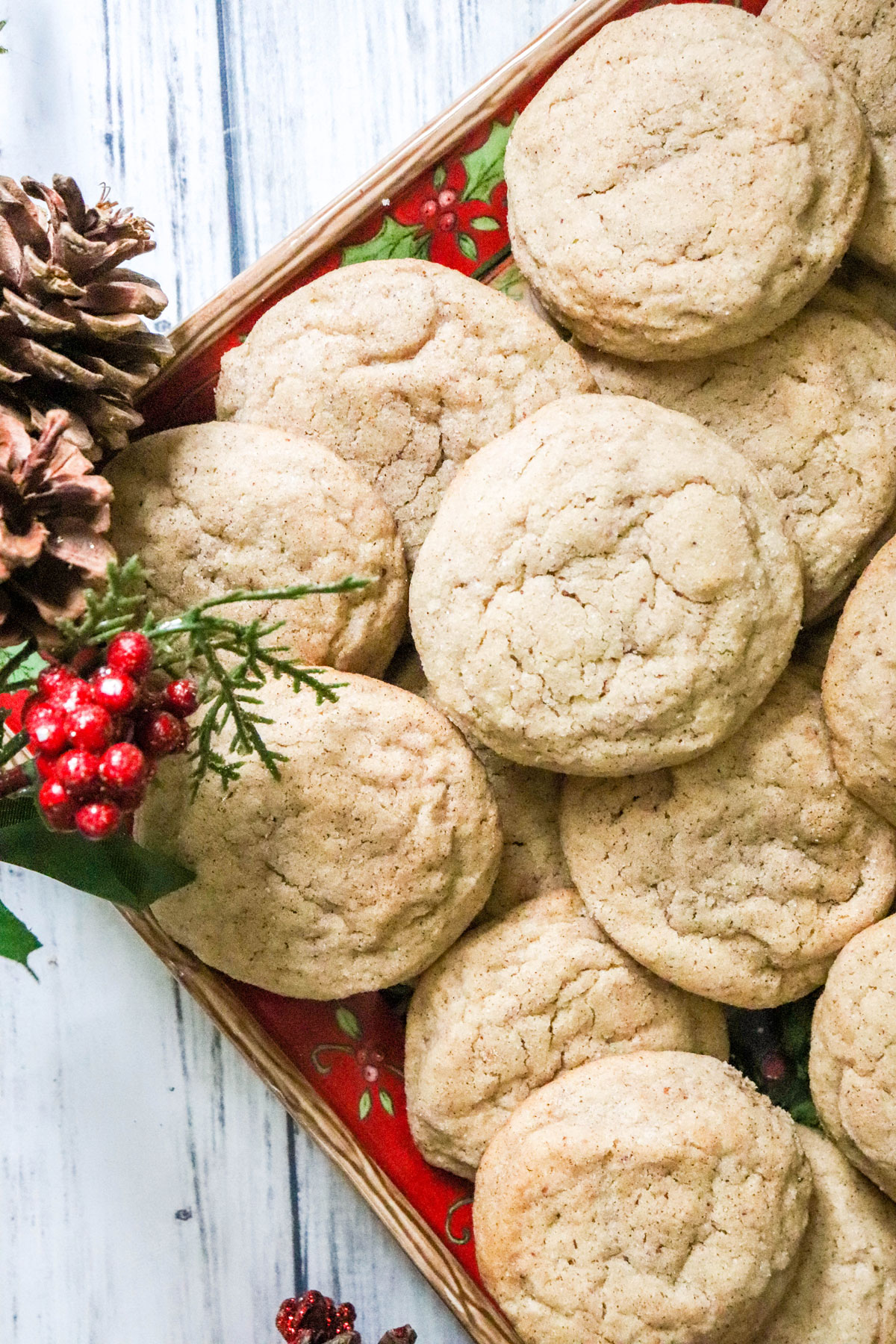 Cinnamon Pecan Snickerdoodles