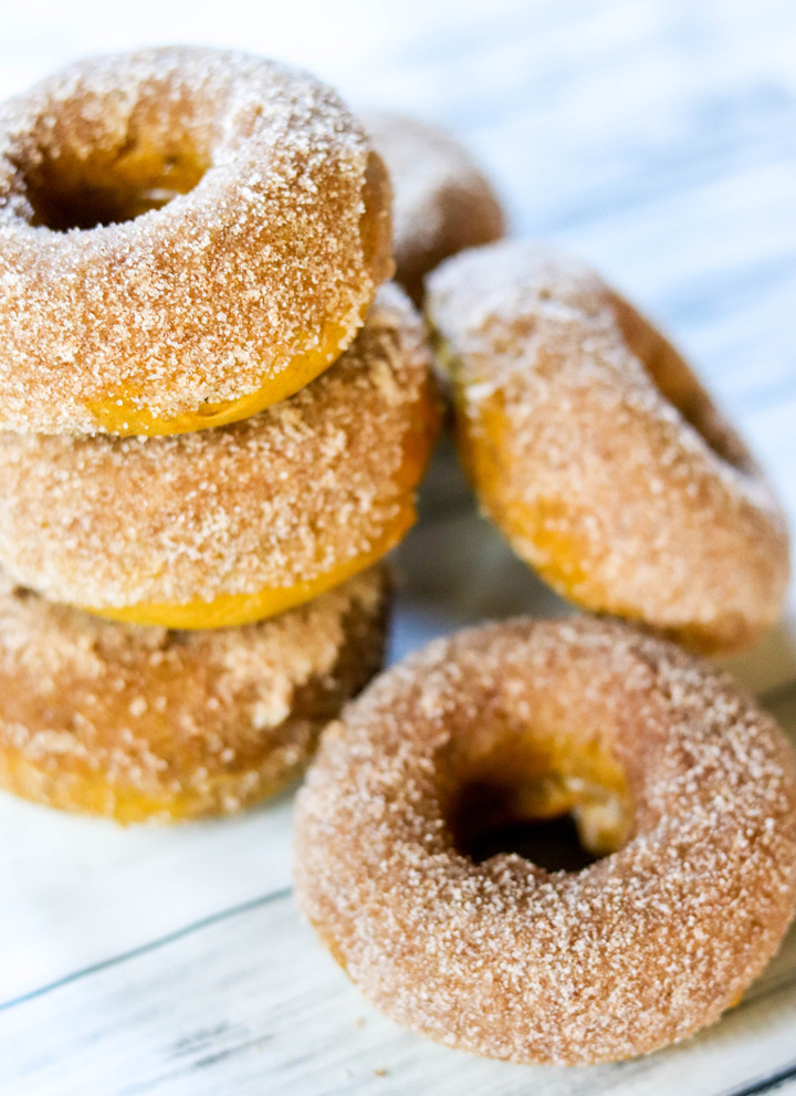 Cinnamon Pumpkin Donuts