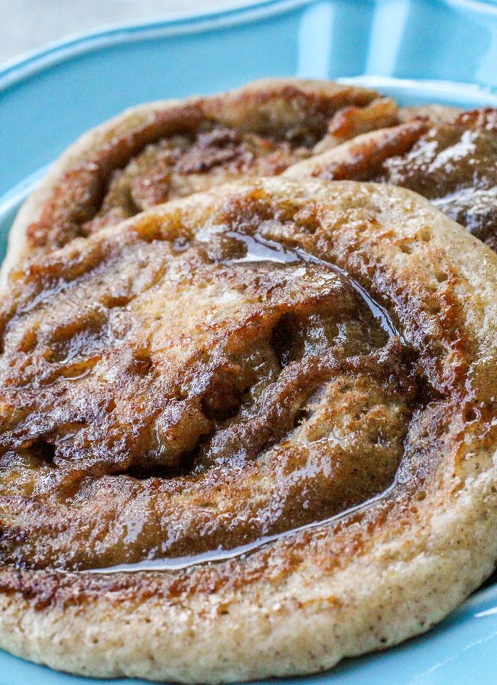 Cinnamon Roll Pancakes