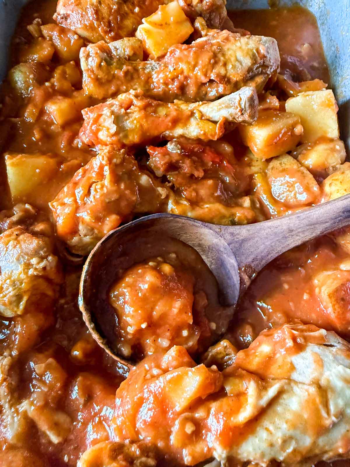 close up of piri piri chicken