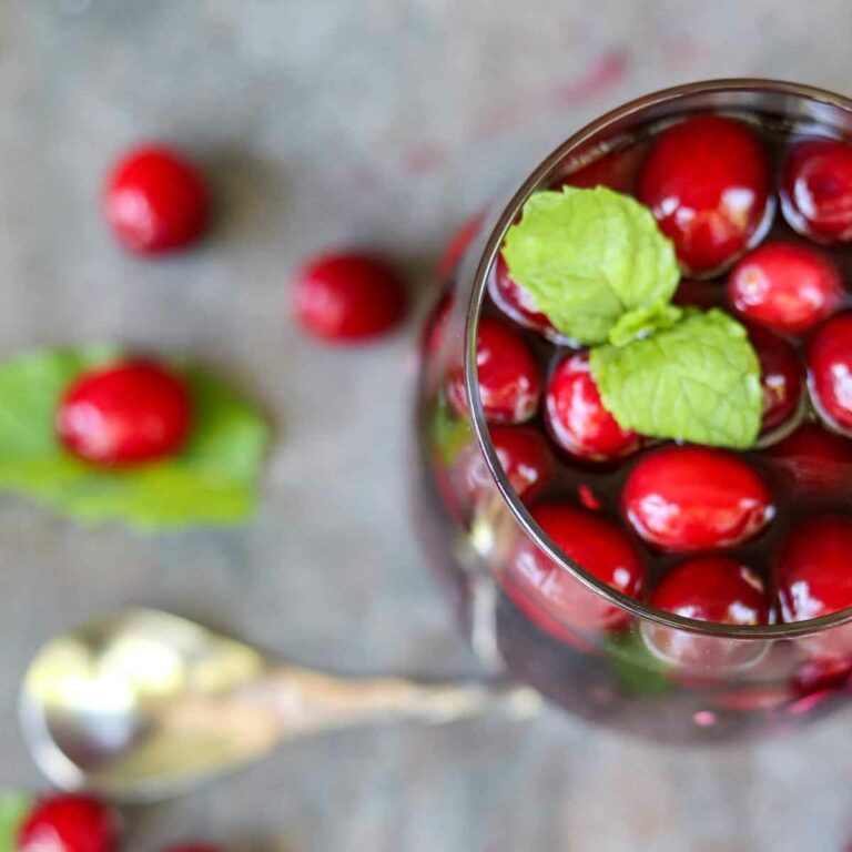 Cranberry Vanilla Rum Punch Featured Image