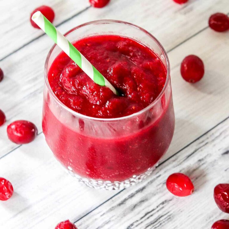 Cranberry Vanilla Rum Smoothie Featured Image
