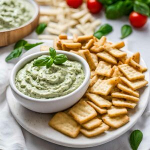 Creamy Basil Pesto Dip