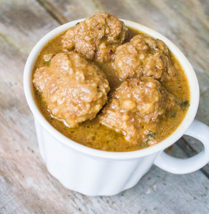 Crockpot Beefy Meatballs