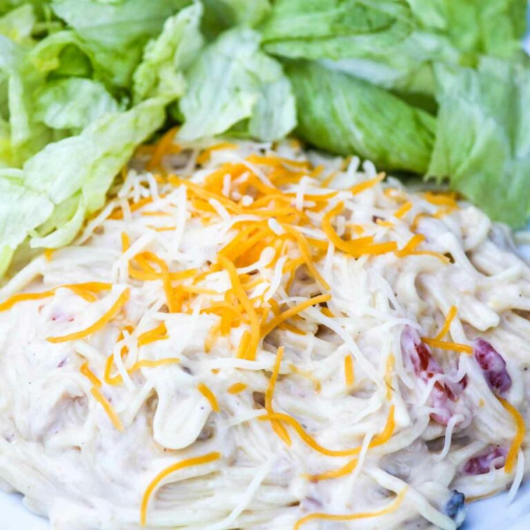 Crockpot Chicken Spaghetti Featured Image
