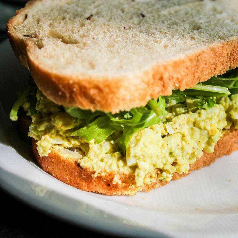 Curry Egg Salad Sandwich