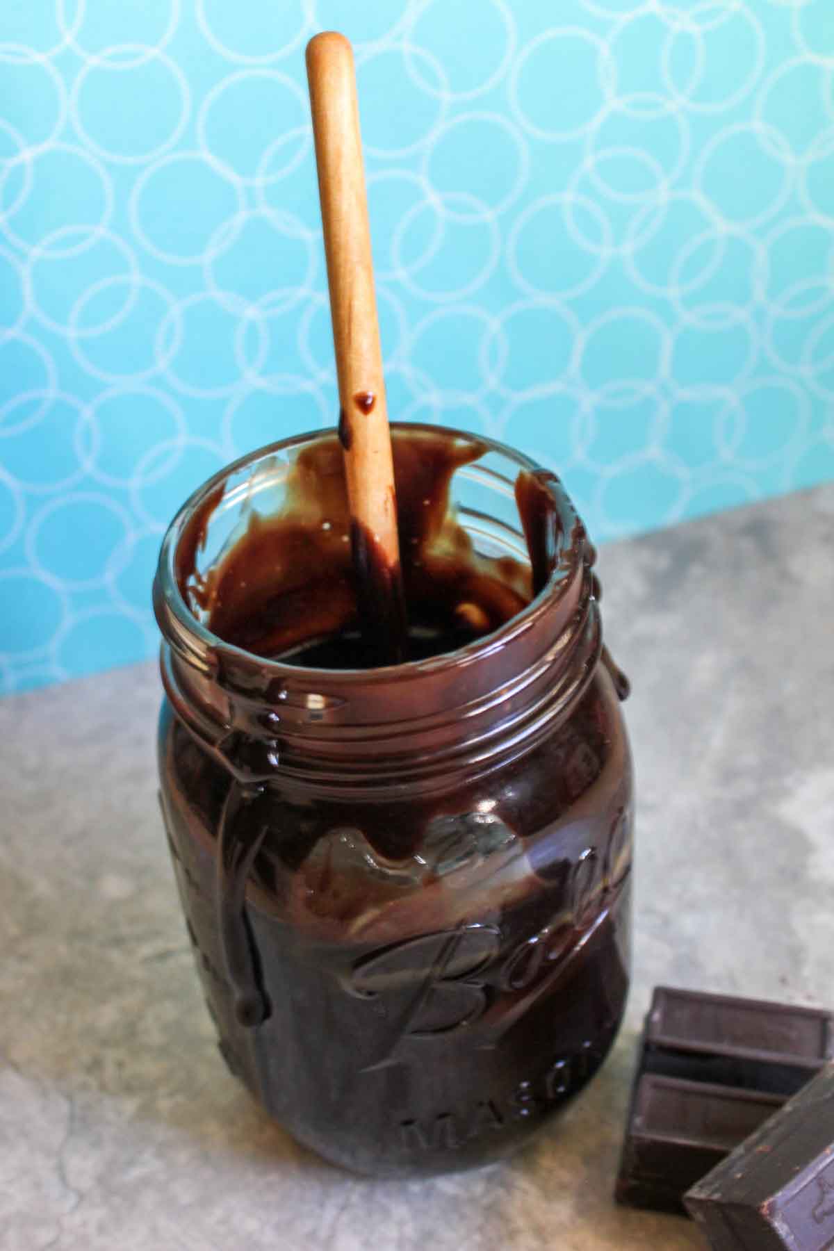 Dark Chocolate Salted Caramel Sauce