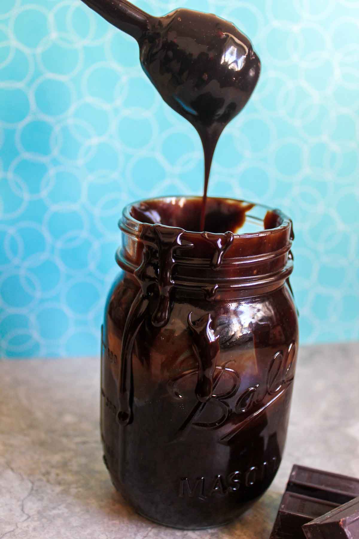 Dark Chocolate Salted Caramel Sauce