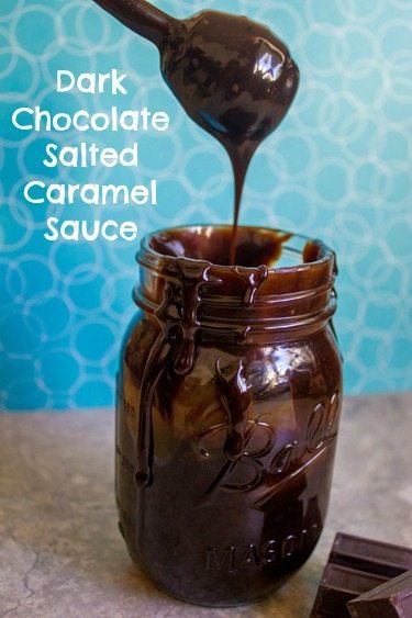 Dark Chocolate Salted Caramel Sauce
