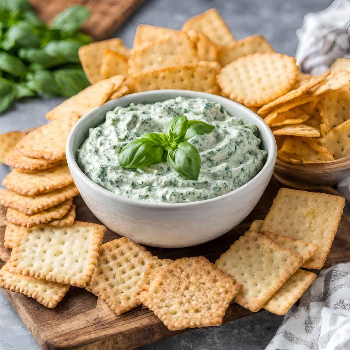 Delicious Basil Dip Featured Image