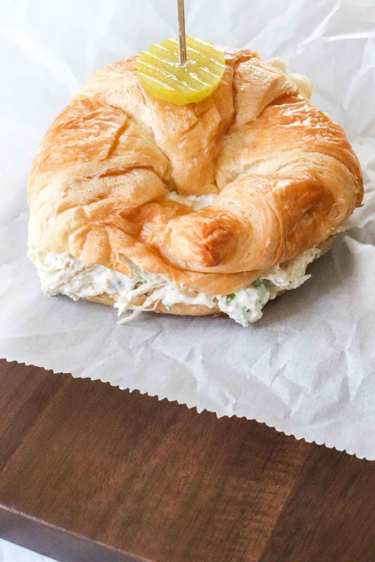 Dill Pickle Chicken Salad Sandwich