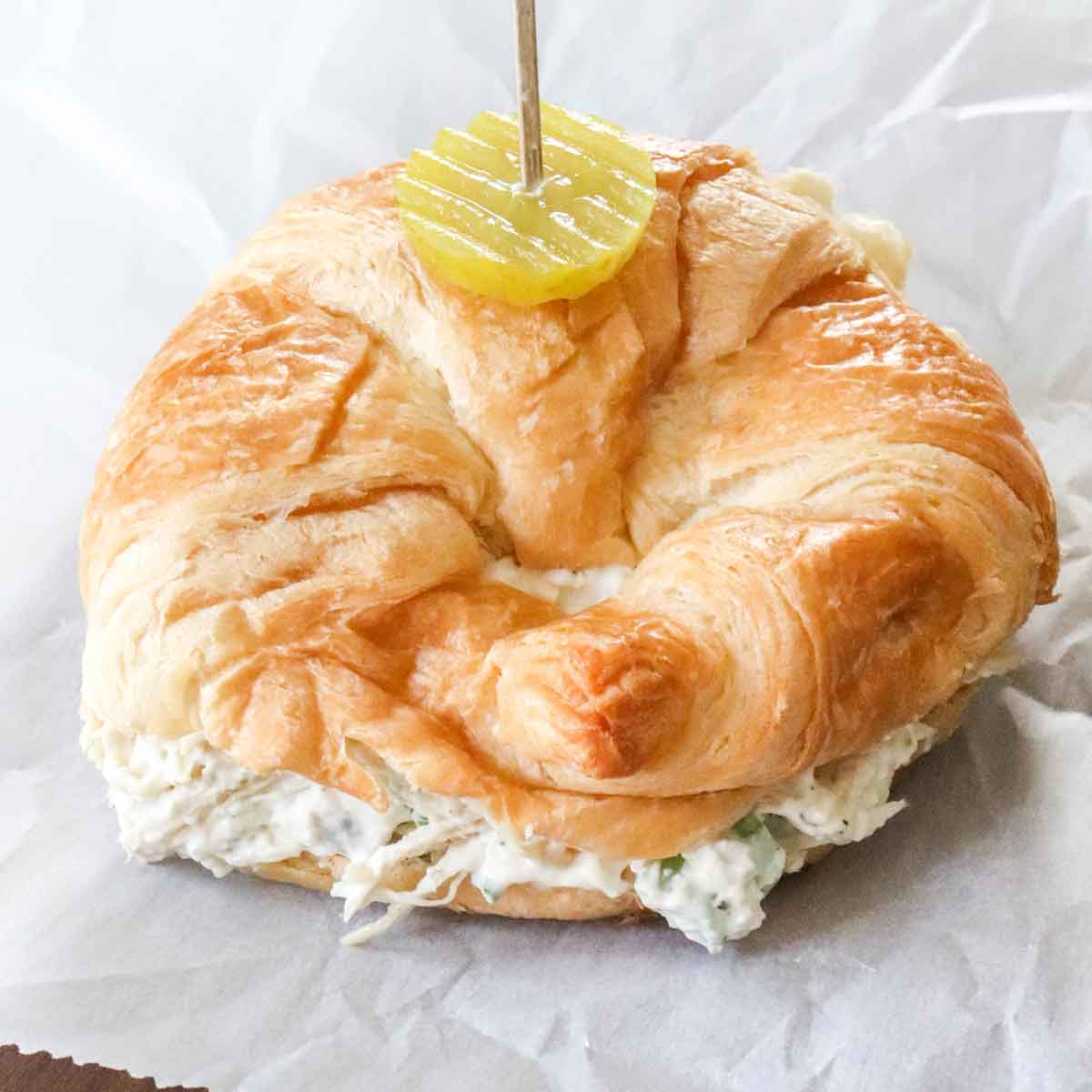 Dill Pickle Chicken Salad Sandwich