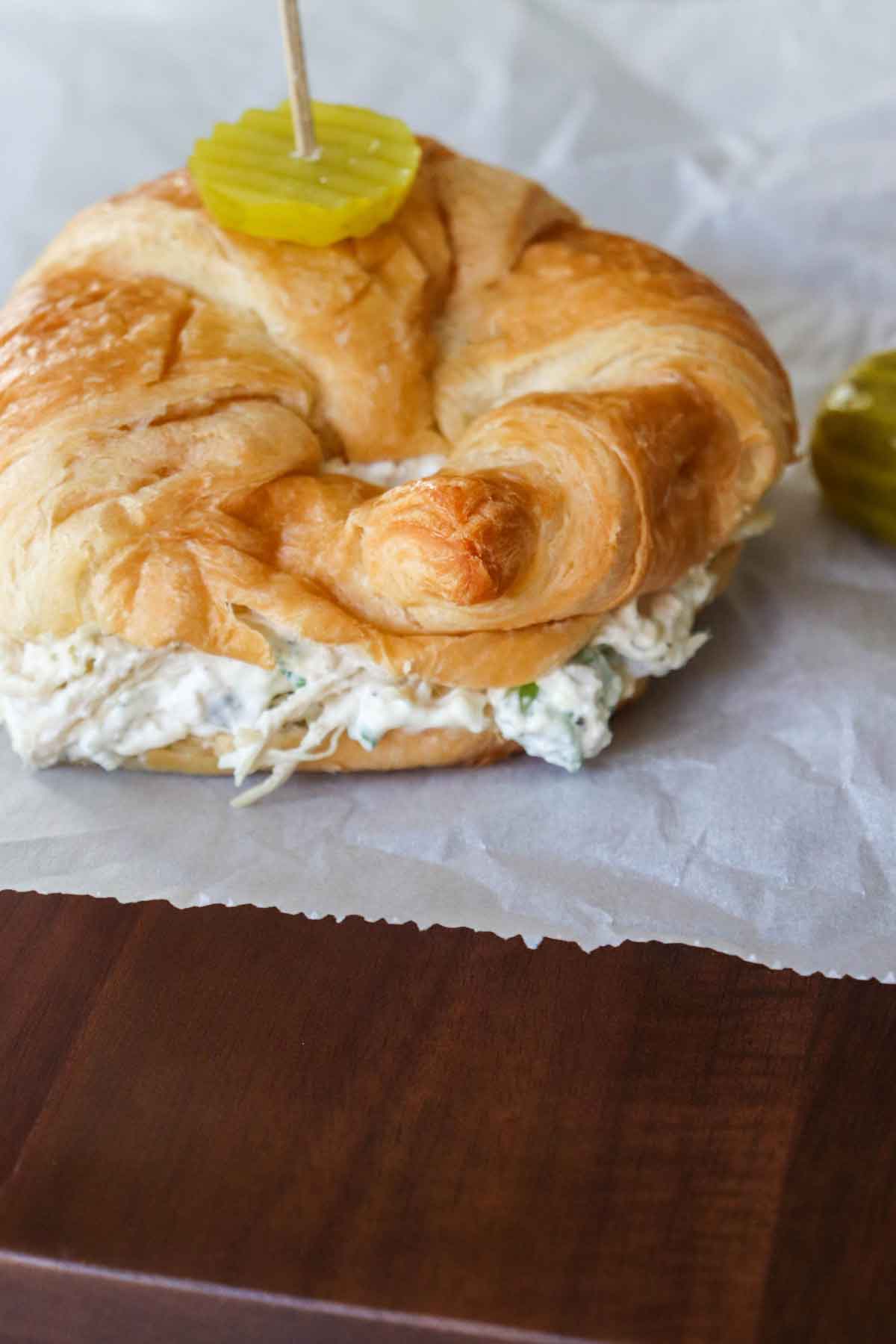 Dill Pickle Chicken Salad Sandwich