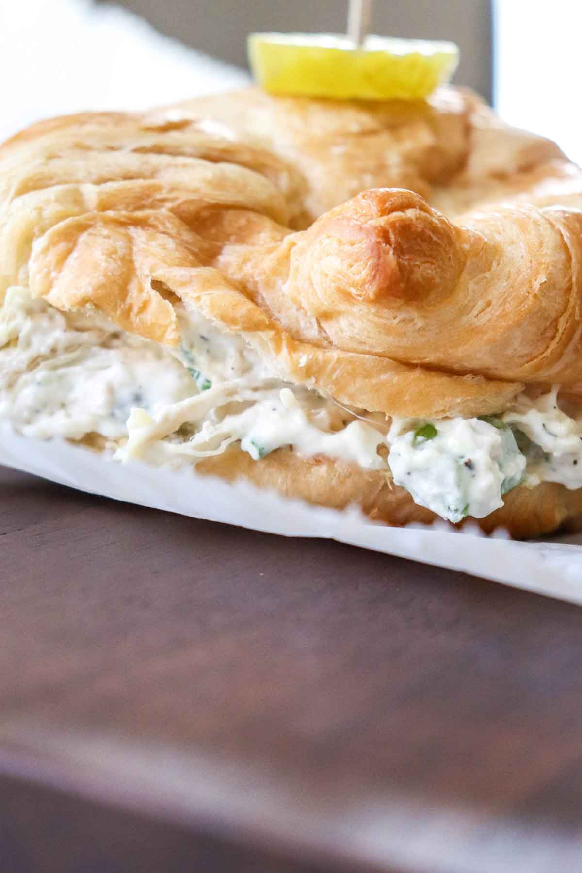 Dill Pickle Chicken Salad Sandwich