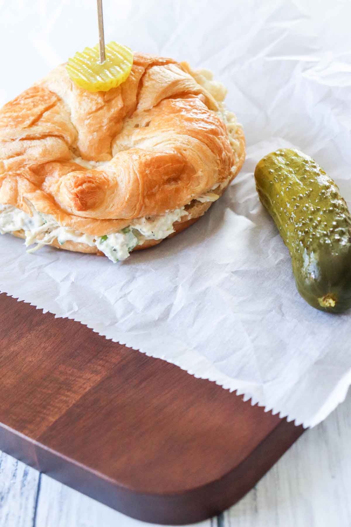 Dill Pickle Chicken Salad Sandwich