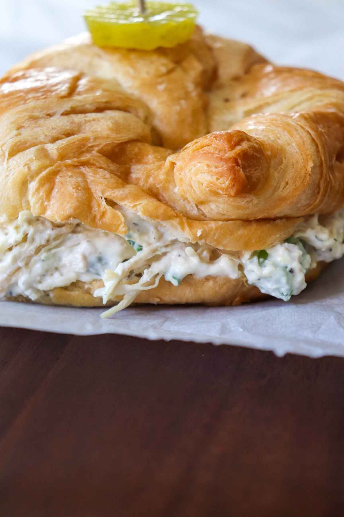 Dill Pickle Chicken Salad Sandwich