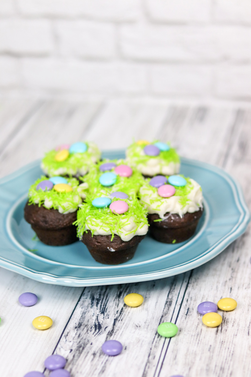 Easter Mini Chocolate Rum Cupcakes