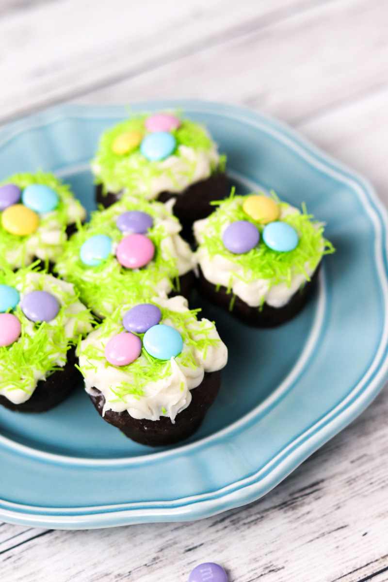 Easter Mini Chocolate Rum Cupcakes