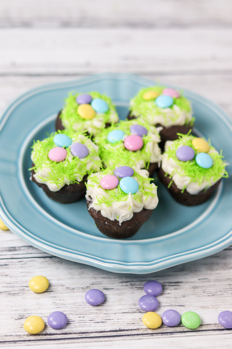 Easter Mini Chocolate Rum Cupcakes