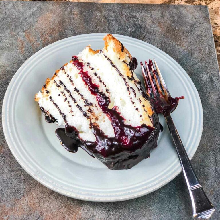 Angel Food Cake in a Bundt Pan