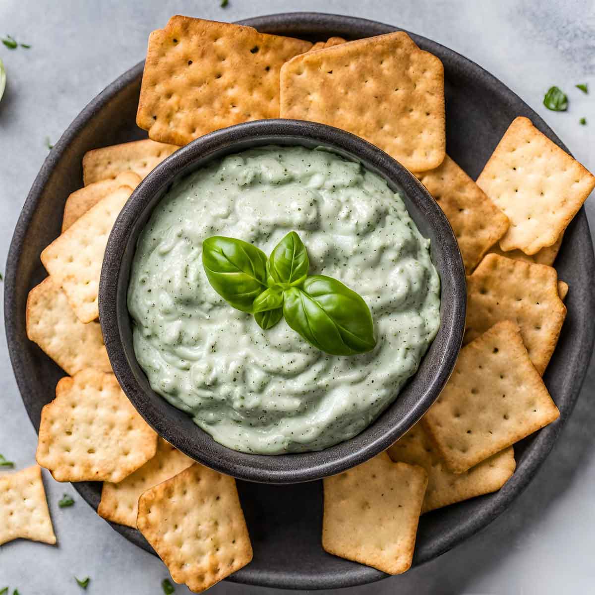 Easy Basil Dip