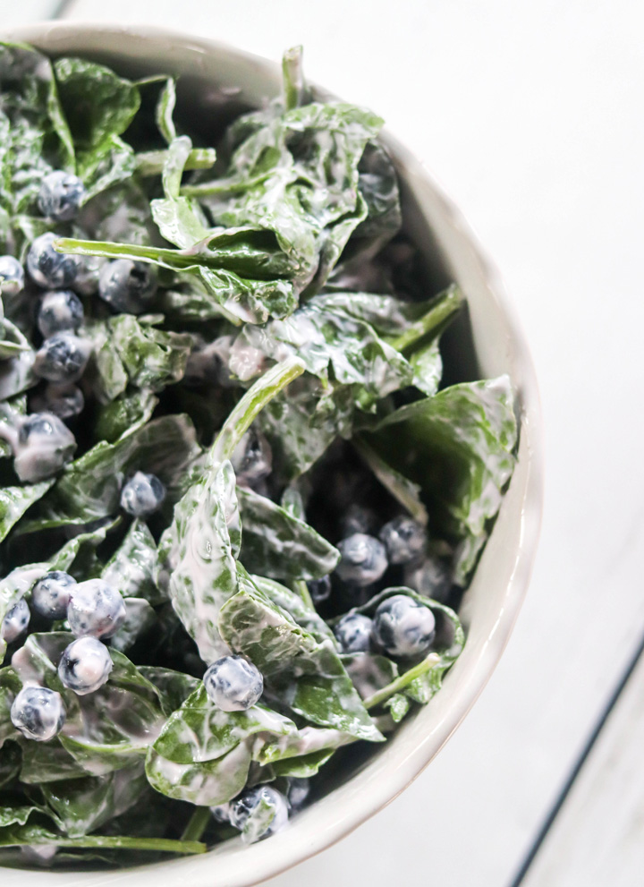Blueberry Spinach Salad