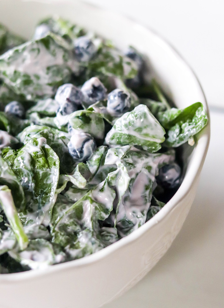 Blueberry Spinach Salad