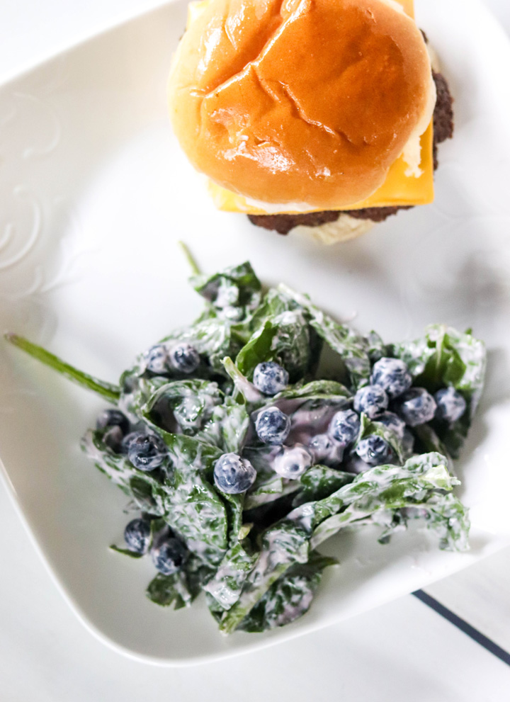 Blueberry Spinach Salad