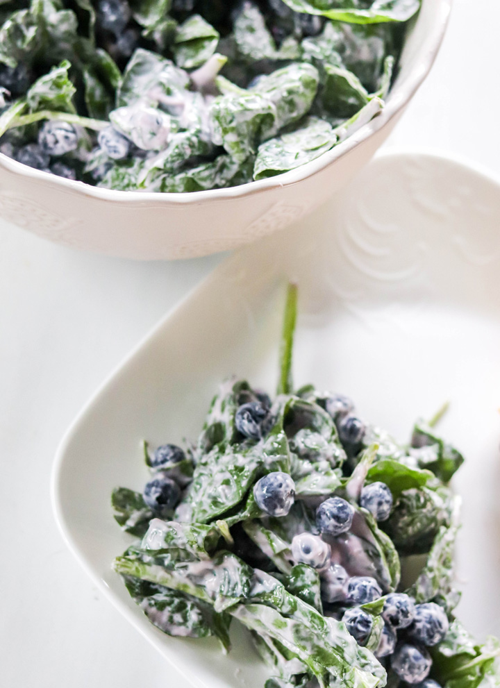 Blueberry Spinach Salad
