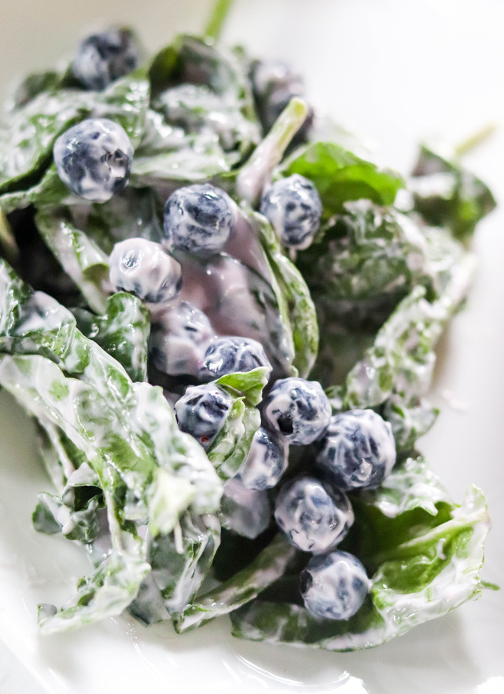 Blueberry Spinach Salad