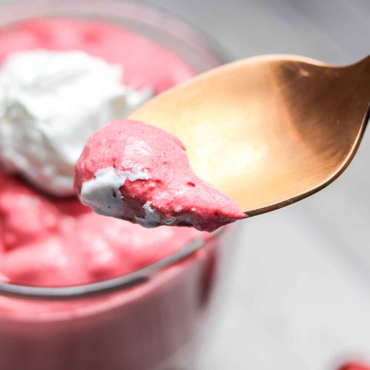 Easy Cranberry Mousse Featured Image