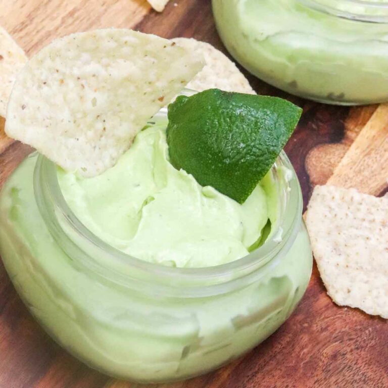 Easy Creamy Avocado Dip Featured Image