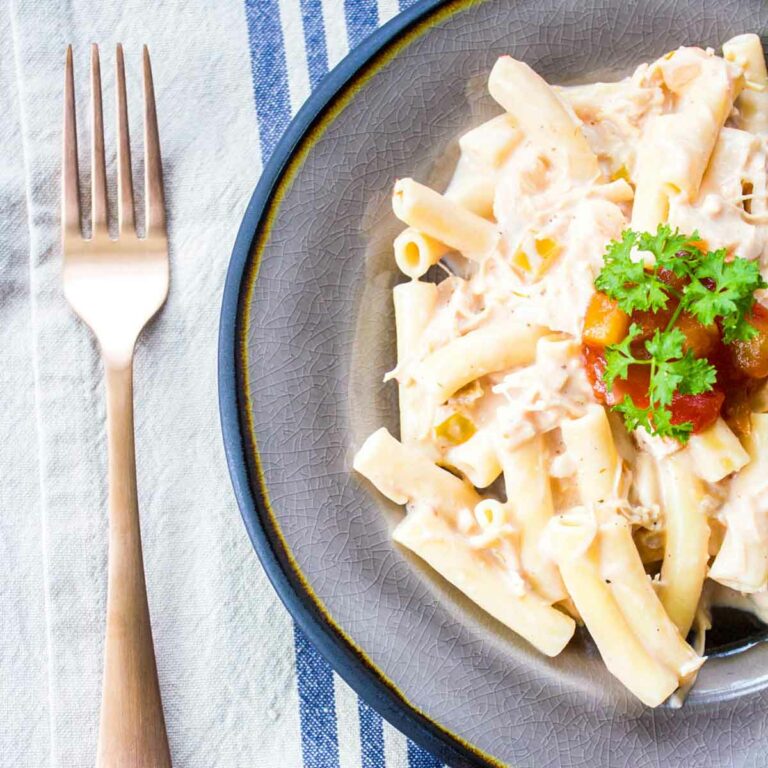 Easy Creamy Chicken Ziti Featured Image
