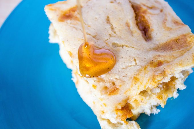 Pumpkin Spice Pancake Bars