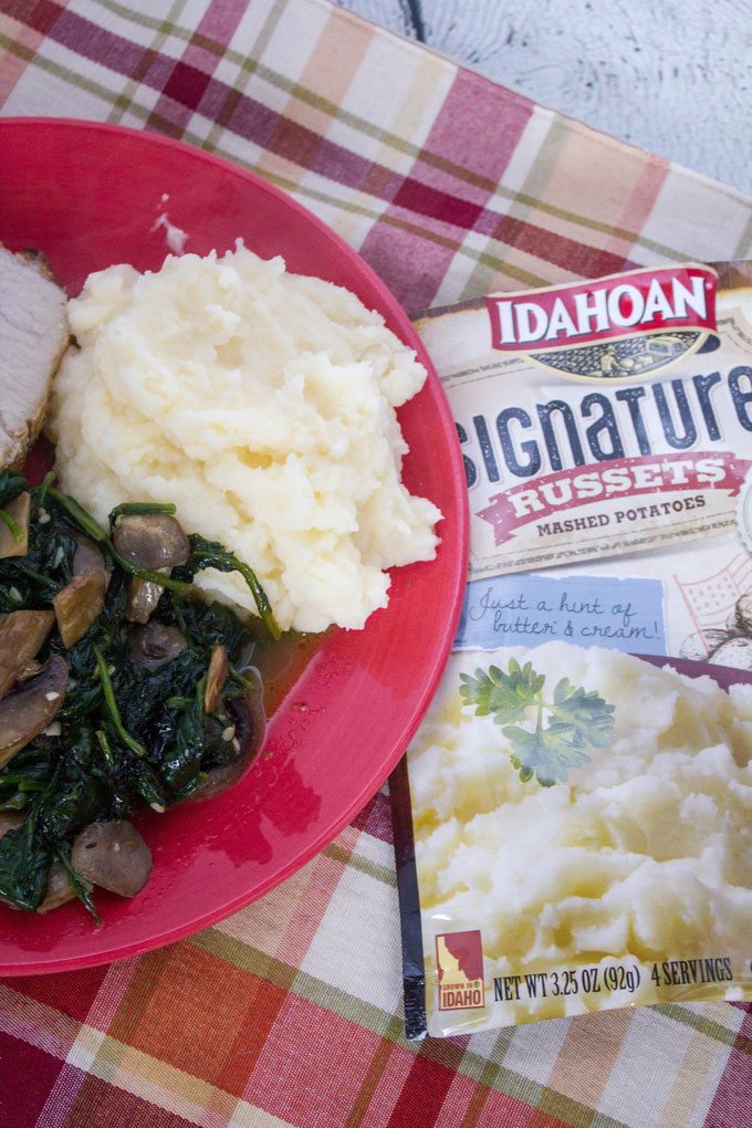 Garlic Butter Spinach and Mushrooms