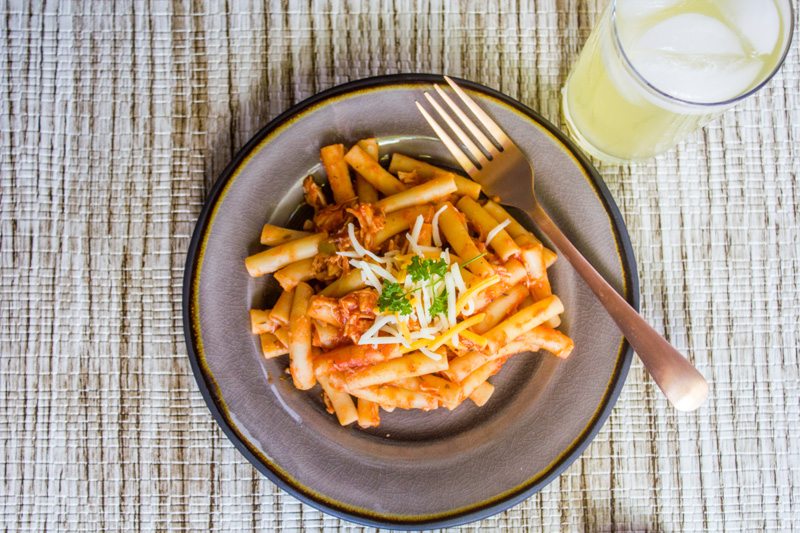 Southwestern Spicy Chicken Ziti Pasta