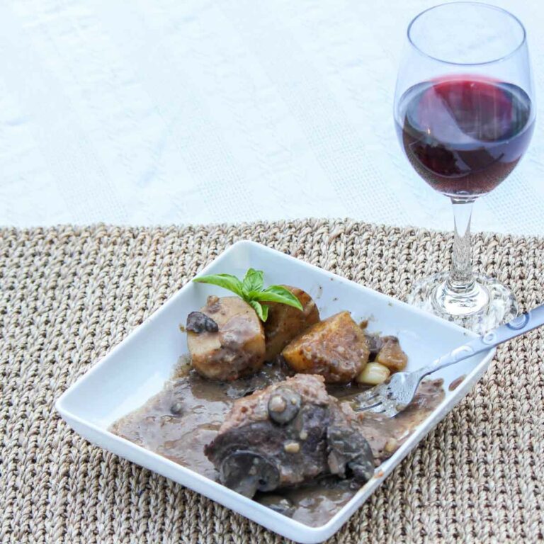 Elegant Pot Roast with Red Wine Gravy