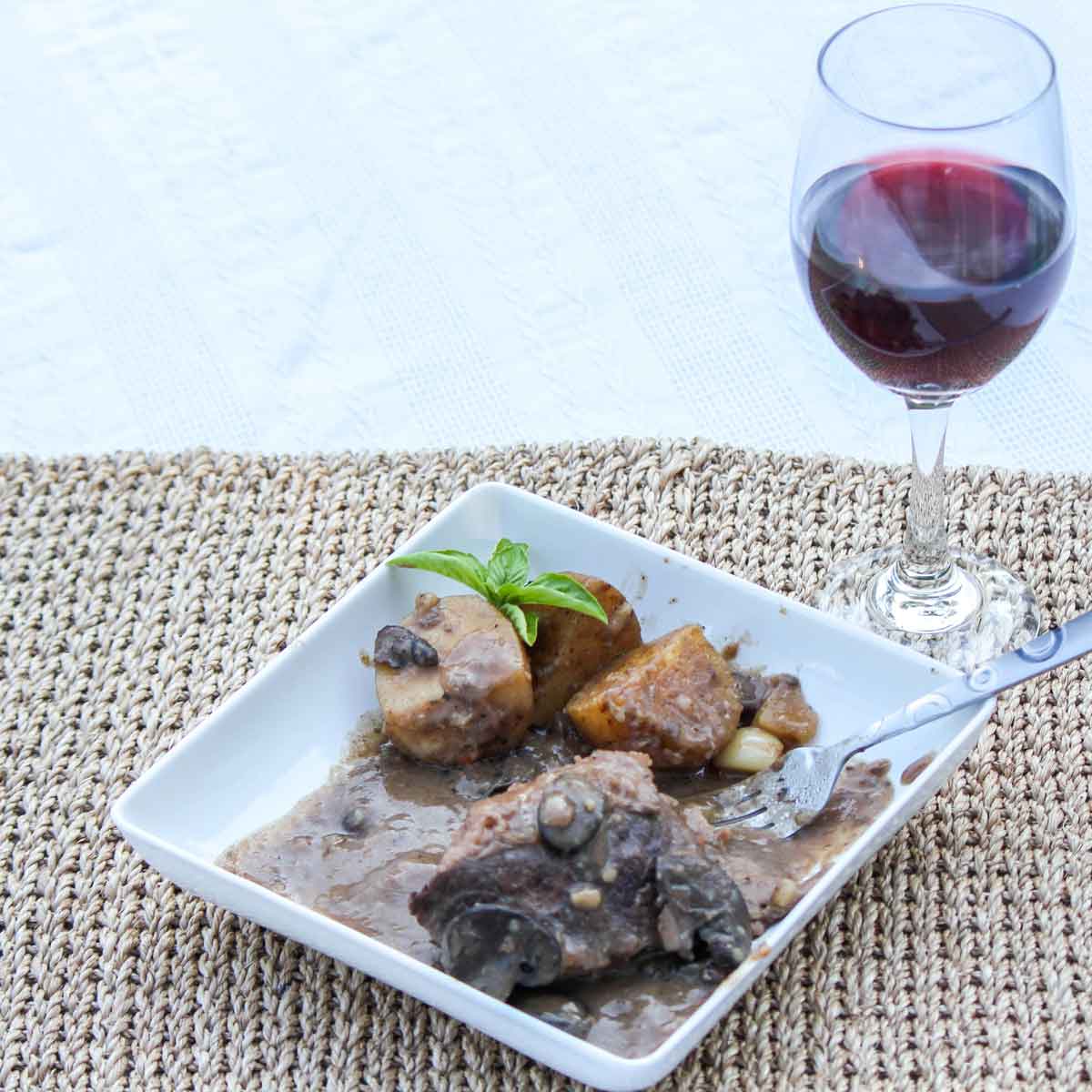 Elegant Pot Roast with Red Wine Gravy