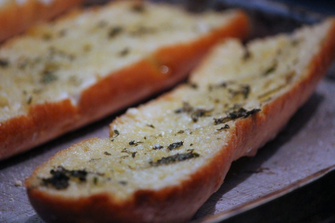 garlic bread homemade