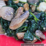 Garlic Butter Spinach and Mushrooms PINTEREST