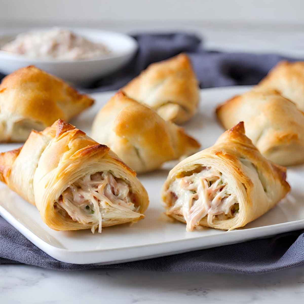 Garlic Chicken Puffs