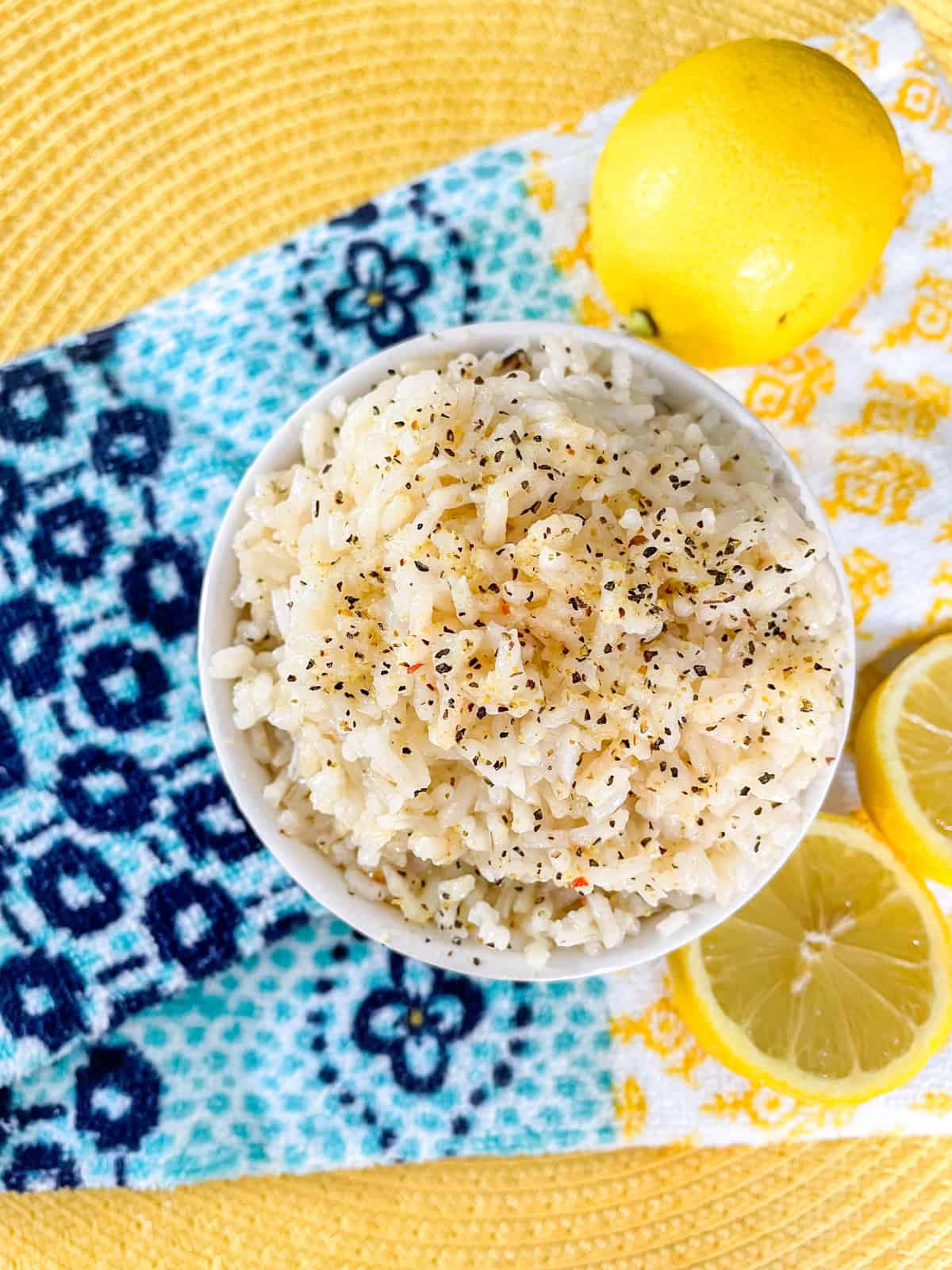 Garlic Lemon Pepper Rice