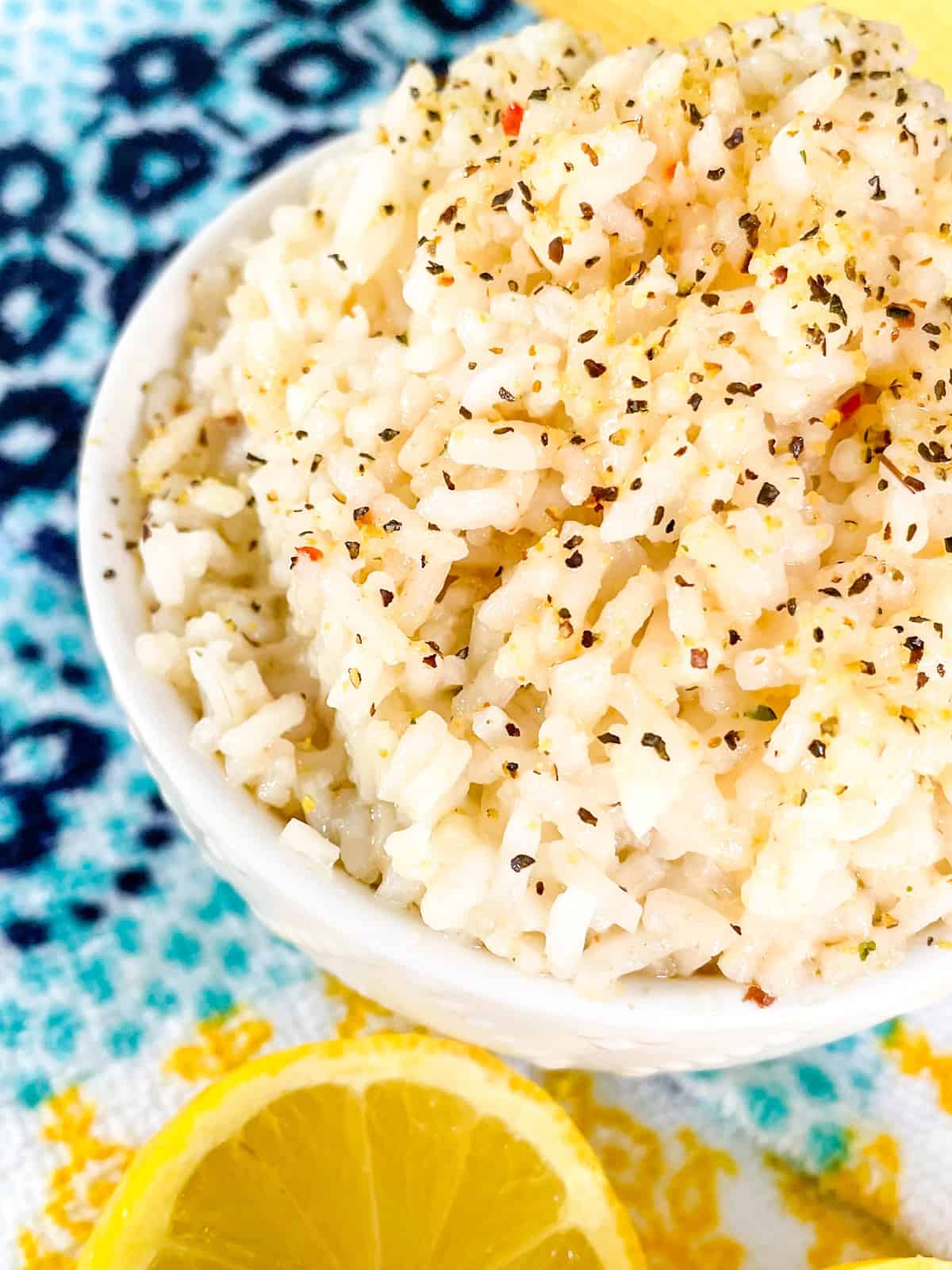 Garlic Lemon Pepper Rice